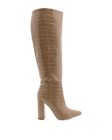 Milla - Nude Croc